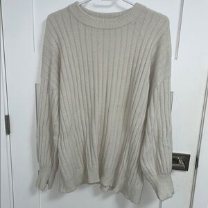 Aerie Cozy Cream Sweater